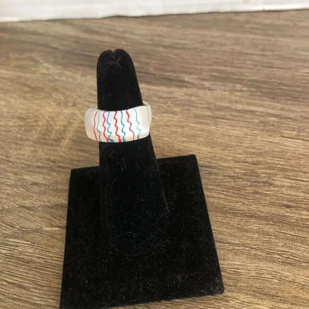Vintage  Lucite Ring